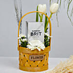 Burberry Brit and Flowers Basket for her