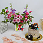 Birthday Flower with Oreo Cake