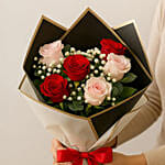 Attractive 6 Stolen Roses Bouquet