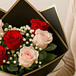 Attractive 6 Stolen Roses Bouquet