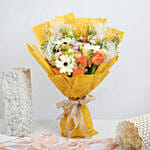 Glamorous Blooms Bouquet with Ferrero Rocher