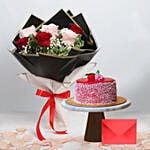 Stolen Kisses With Cake and Card