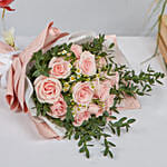 Titanic Rose Chamomile Bouquet With I Love You Balloon For Love