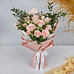 Titanic Rose Chamomile Bouquet With I Love You Table Top For Love