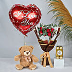 Adorable Love Gift Combo Arrangement