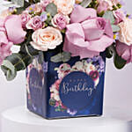 Birthday Roses Arrangement N Perfume