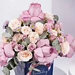 Birthday Roses Arrangement N Perfume