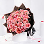 Blush Garden 24 Rose Bouquet - Valentine’s Day Gift