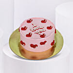 Forever Rose N teddy Dome with Cake