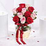 Romantic Valentine’s Roses Arrangement