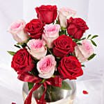 Romantic Valentine’s Roses Arrangement