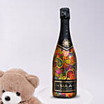 Roses Teddy & Wine Combo for Valentines