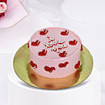 Valentine Roses Bouquet N Cake