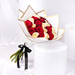 Blushing in Love Rose Bouquet