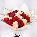 Blushing in Love Rose Bouquet