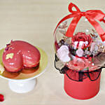 Vday Cake & Soap Roses Box