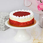 Carnations LED Light Arrangement with Cake