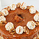 Dates & Nuts Chocolate Caramel Cake 8 Inches