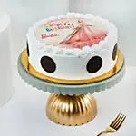 Barbie Birthday Cake Chocolate 8 Inches