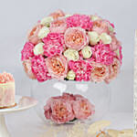 Flowers Perfection and cake combo