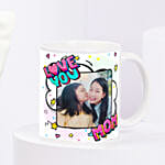Love You Mom Personalised Cushion and Mug Combo