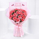 Pink Carnation Elegance Bouquet for Mom