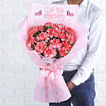 Pink Carnation Elegance Bouquet for Mom