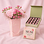 Mothers Day Hydrangeas with Chocolate Box
