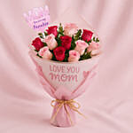 Mothers Love Rose Hand Bouquet