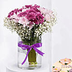Chrysanthemum Flower with Mama Cake