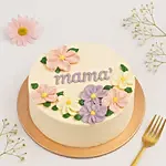 Mama Floral Chocolate Fudge Cake for Mom