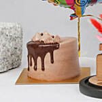 Birthday Cake Balloon and Flower Dome