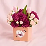 Mothers Day Special Flowers Vase