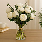 Perfect White Peonies