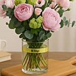 Refreshing Mixed Flower Cylindrical Vase