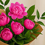 Elegant Pink Peonies Bouquet