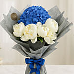Peonies and Hydrangea Bouquet For Father