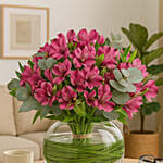 Purple Peruvian Lily Arrangement