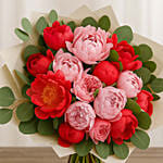 Uptown Grace Peonies Bunch