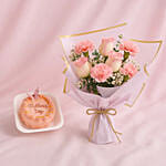 Mothers Day Bento Cake and Flowers