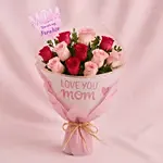 Mothers Love Rose Hand Bouquet