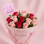 Mothers Love Rose Hand Bouquet