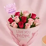 Mothers Love Roses and Cake Bundle