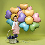 Flowers Foil Balloon 31 Inch