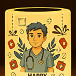 Personalise Your Ghibli Nurse Bluetooth LED Speaker