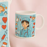 Personalise Your Ghibli Nurses Day Mug and Cushion