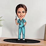 Personalised Nurse Caricature for Her
