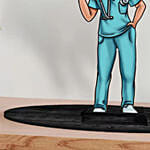 Personalised Nurse Caricature for Her