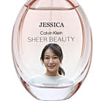Personalised Calvin Klein Sheer Beauty Perfume for her