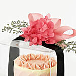 Adorable Cake and Dry Flowers Gift
